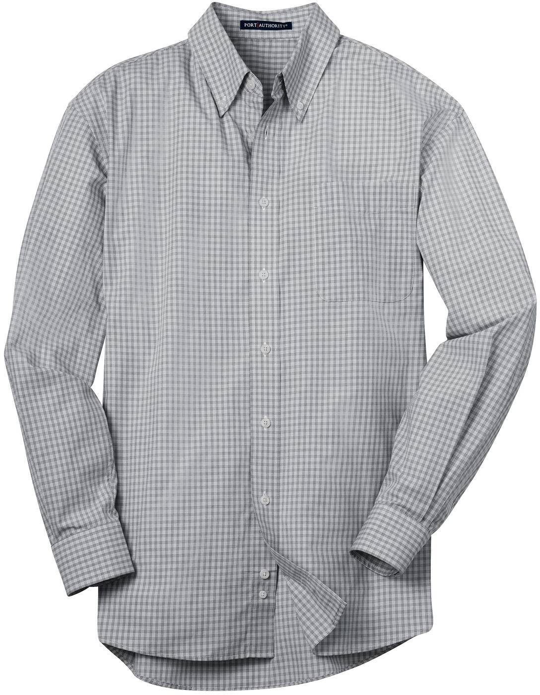 Camisa Port Authority ® patrón a cuadros fácil cuidado S639 para hombre tallas XS-4XL - Imagen 6 de 19