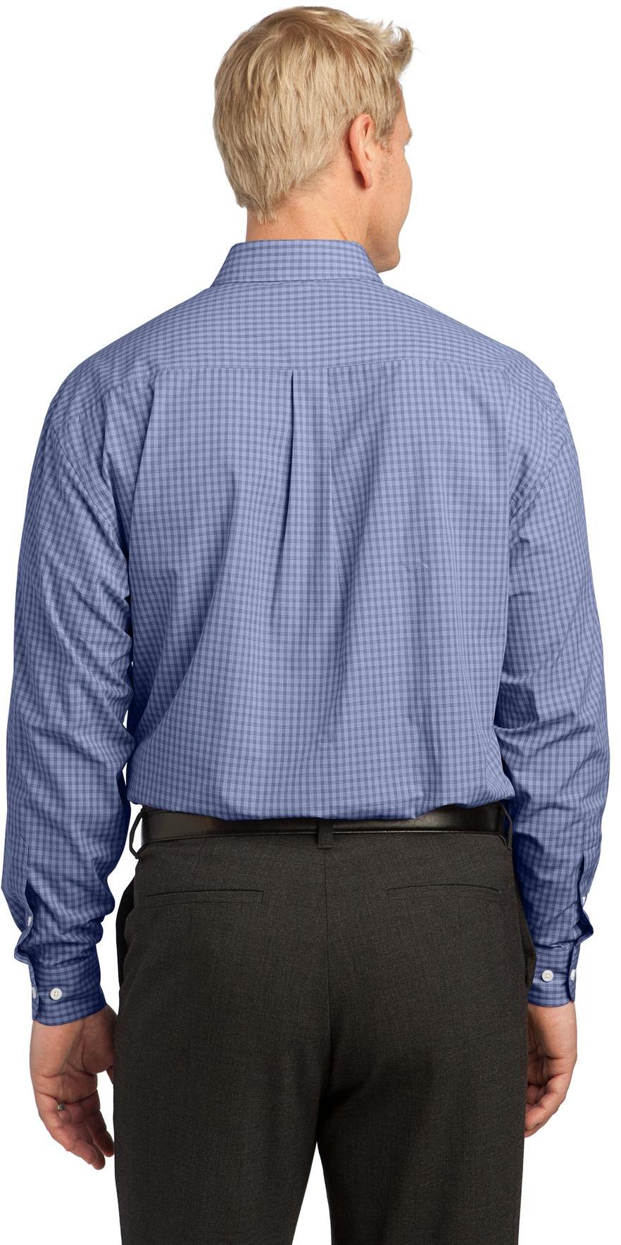 Camisa Port Authority ® patrón a cuadros fácil cuidado S639 para hombre tallas XS-4XL - Imagen 11 de 19
