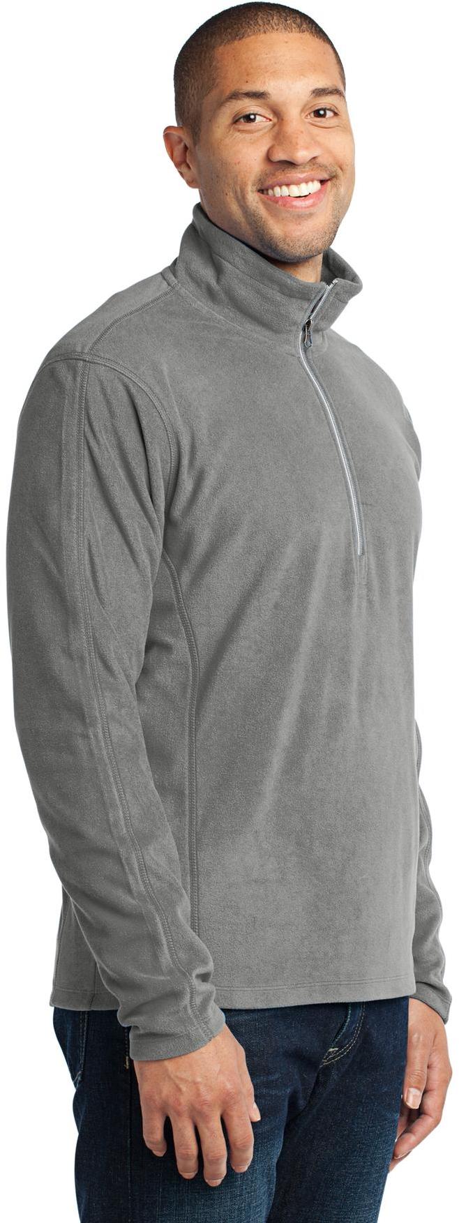 Chaqueta Pullover Port Authority ® Microfleece 1/2 Cremallera Para Hombre F224 Tallas XS-4XL - Imagen 9 de 19