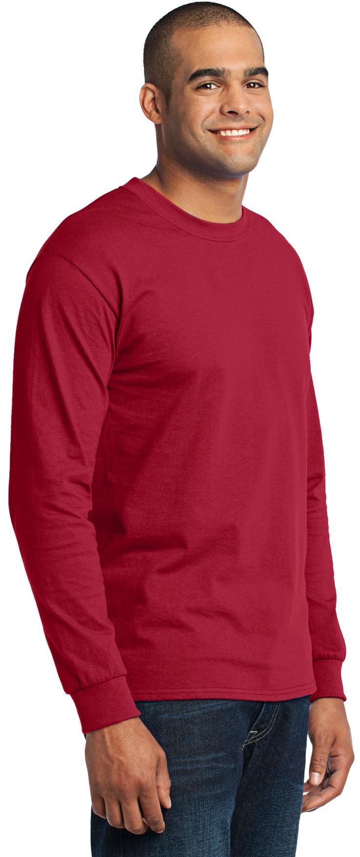 Port & Company® - Langarm Core Blend Tee PC55LS Herren Größen S-6XL - Bild 86 von 114