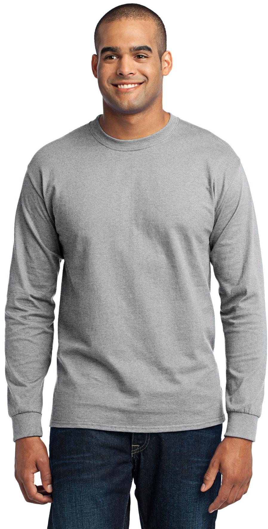 Port & Company® - Langarm Core Blend Tee PC55LS Herren Größen S-6XL - Bild 7 von 114