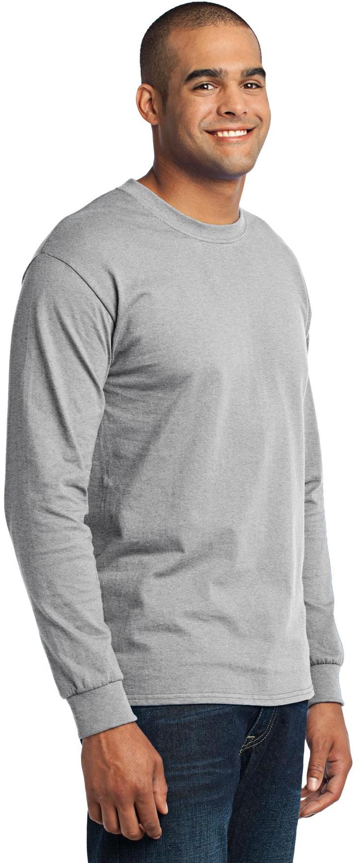 Port & Company® - Langarm Core Blend Tee PC55LS Herren Größen S-6XL - Bild 8 von 114