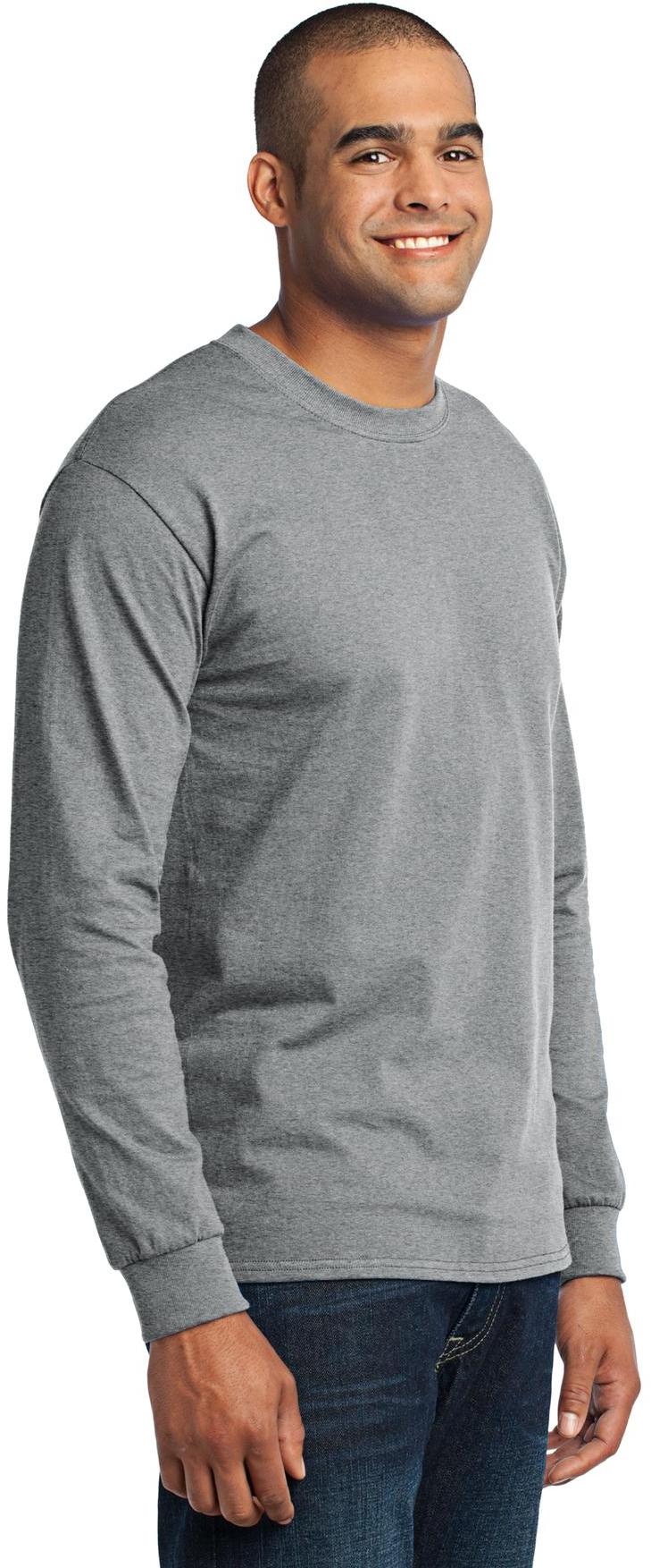 Port & Company® - Langarm Core Blend Tee PC55LS Herren Größen S-6XL - Bild 14 von 114