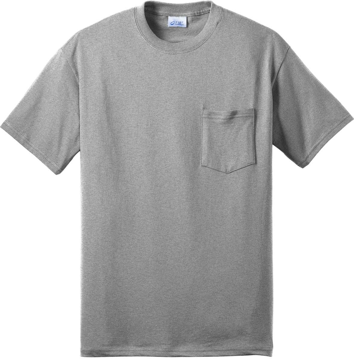 Port & Company ® Tall Core Blend Pocket Tee PC55PT Mens Sizes LT-4XLT