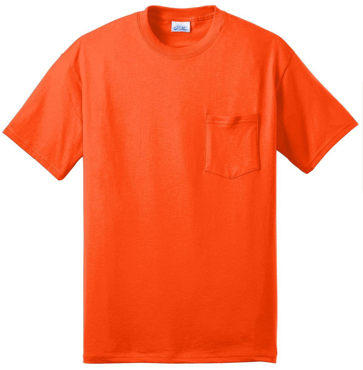 Port & Company ® Tall Core Blend Pocket Tee PC55PT Mens Sizes LT-4XLT