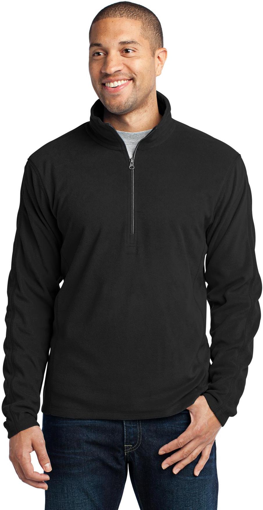 Chaqueta Pullover Port Authority ® Microfleece 1/2 Cremallera Para Hombre F224 Tallas XS-4XL - Imagen 2 de 19