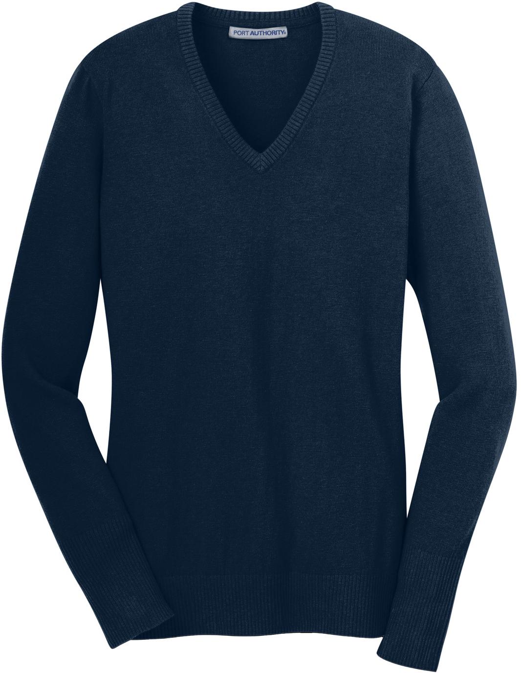 Port Authority ® Ladies V-Neck Sweater LSW285 Womens Sizes XS-4XL