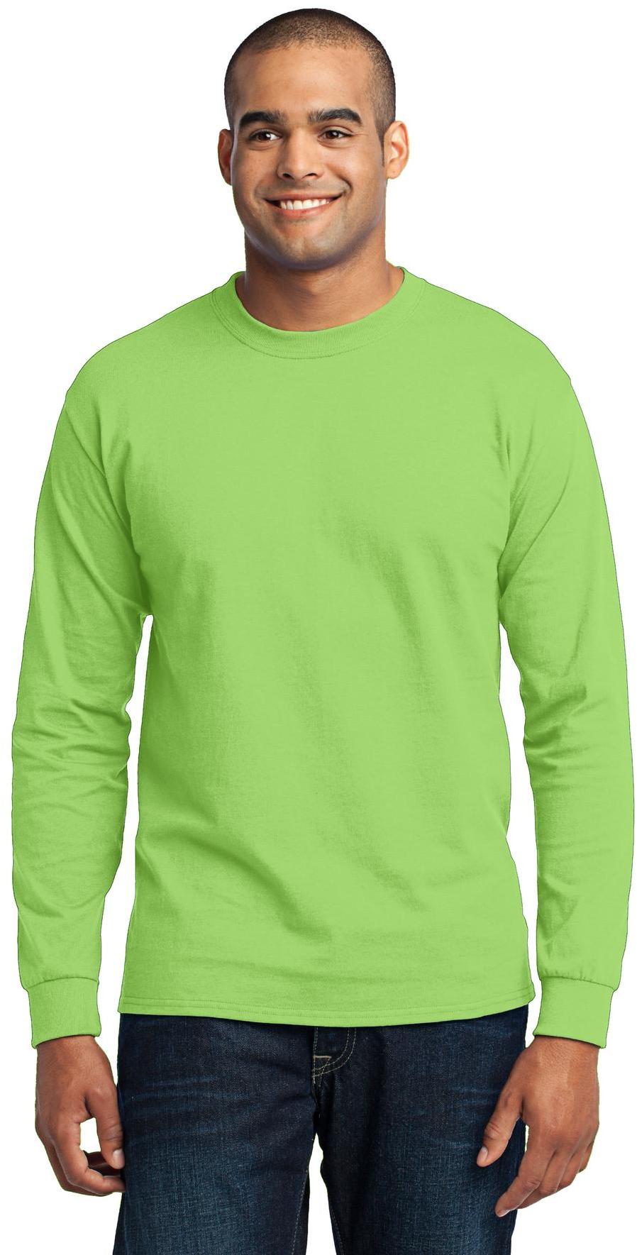 Port & Company® - Langarm Core Blend Tee PC55LS Herren Größen S-6XL - Bild 61 von 114