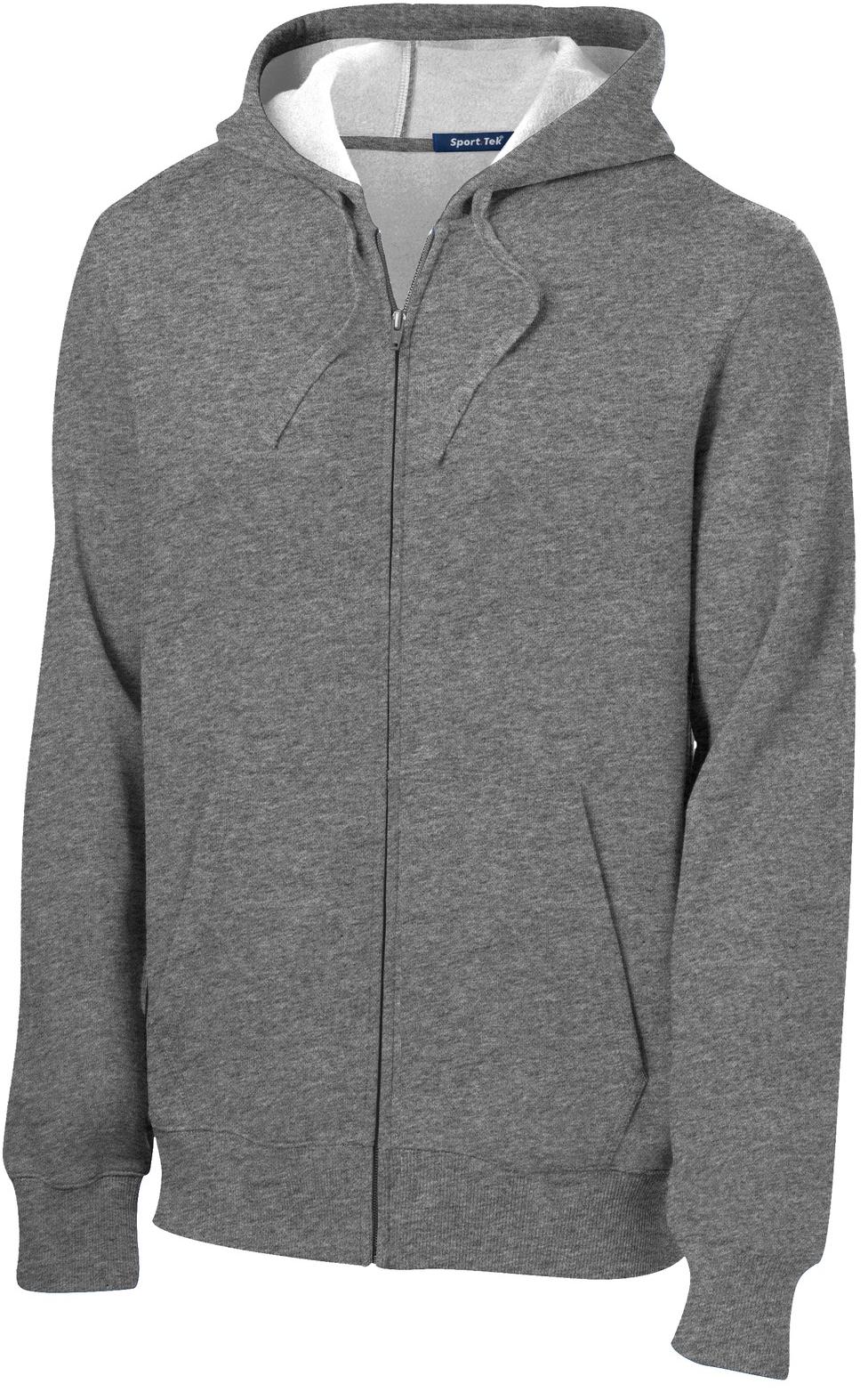 Sport-Tek ® Full-Zip Hooded Sweatshirt ST258 Mens Sizes XS-4XL