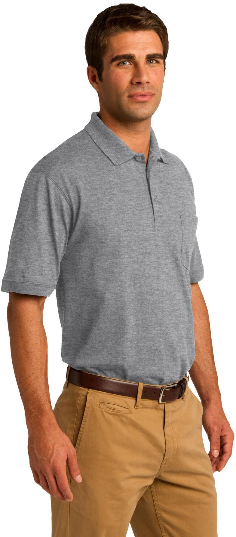 Port & Company® Core Blend Jersey Strick Tasche Polo KP55P Herren Größen XS-6XL - Bild 3 von 43