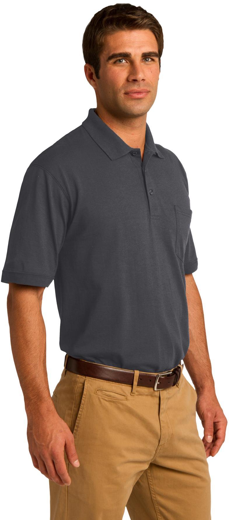 Port & Company® Core Blend Jersey Strick Tasche Polo KP55P Herren Größen XS-6XL - Bild 9 von 43