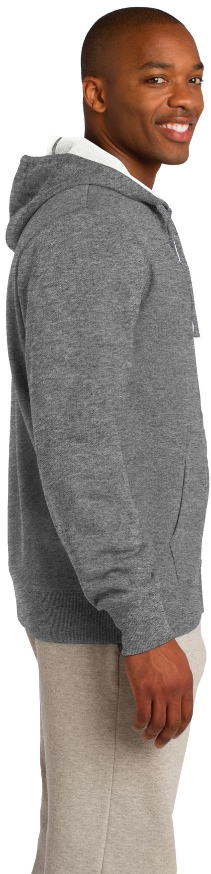 Sport-Tek ® Full-Zip Hooded Sweatshirt ST258 Mens Sizes XS-4XL