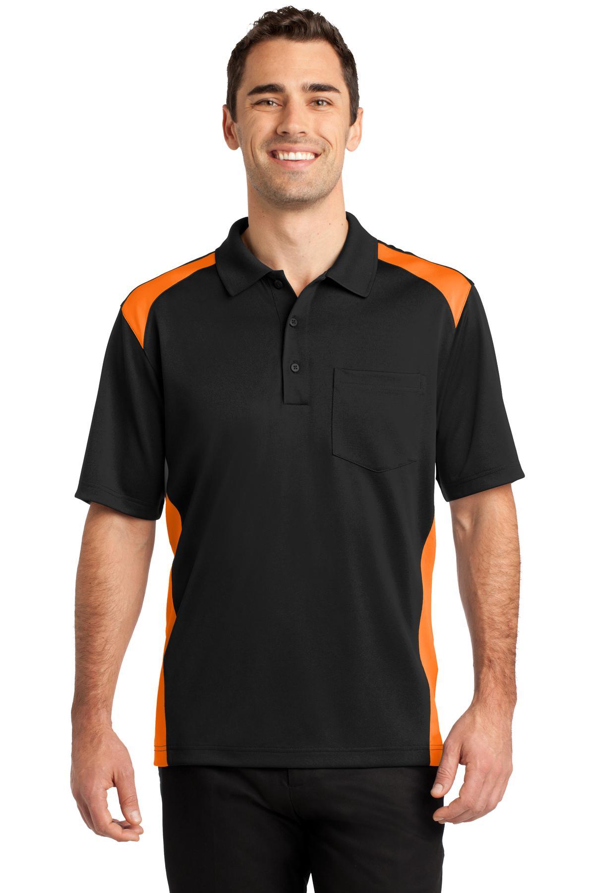 Polo de bolsillo CornerStone ® Select a prueba de enganches de dos vías bloques de color CS416 tallas XS-4X - Imagen 26 de 37