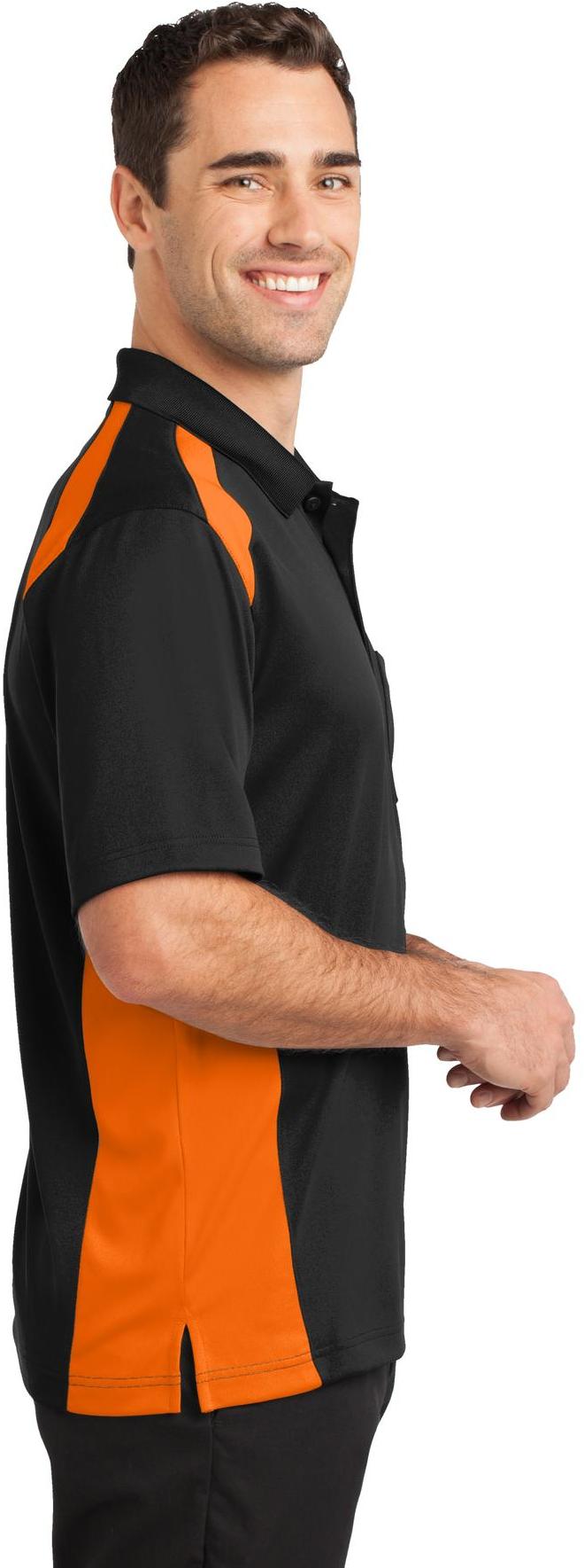 Polo de bolsillo CornerStone ® Select a prueba de enganches de dos vías bloques de color CS416 tallas XS-4X - Imagen 28 de 37