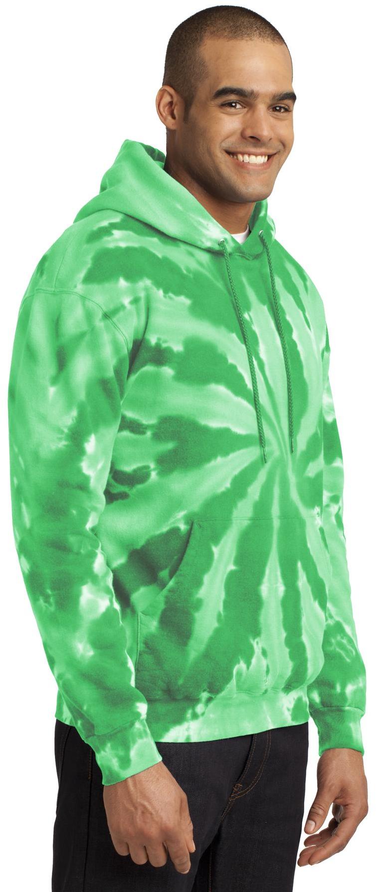 Port & Company ® Tie-Dye Pullover Hooded Sweatshirt PC146 Mens Sizes S-4XL - Picture 9 of 55