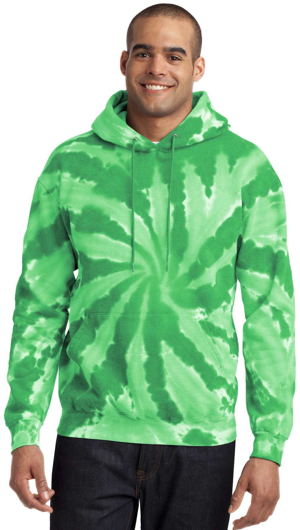 Port & Company ® Tie-Dye Pullover Hooded Sweatshirt PC146 Mens Sizes S-4XL - Picture 8 of 55