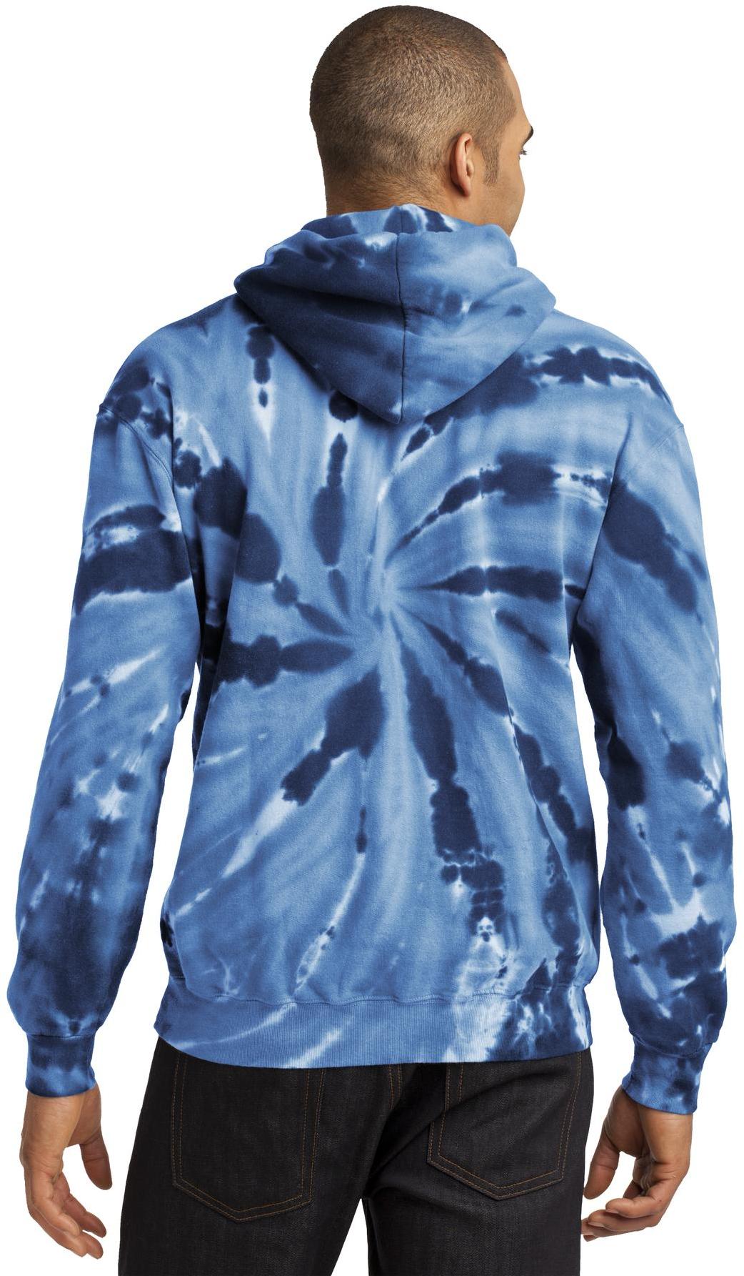 Port & Company ® Tie-Dye Pullover Hooded Sweatshirt PC146 Mens Sizes S-4XL - Picture 17 of 55