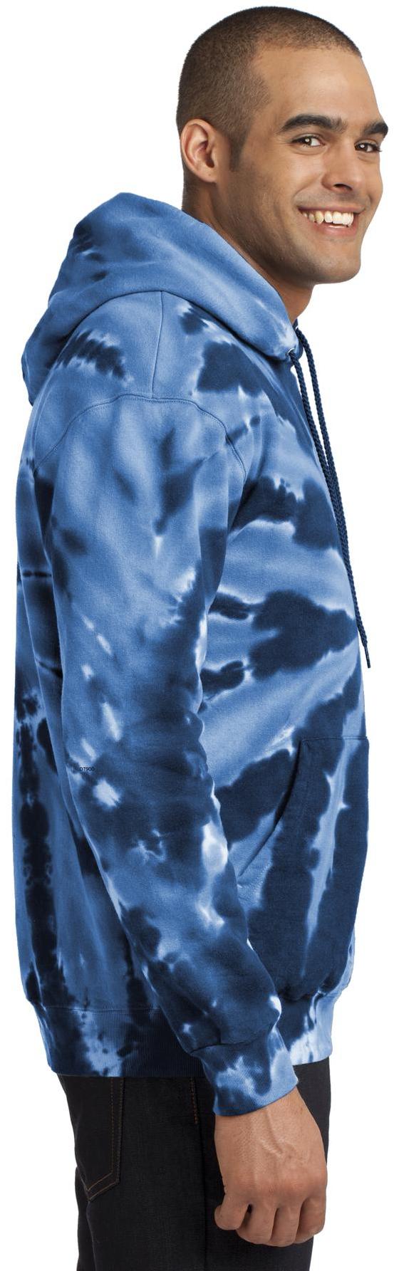 Port & Company ® Tie-Dye Pullover Hooded Sweatshirt PC146 Mens Sizes S-4XL - Picture 16 of 55