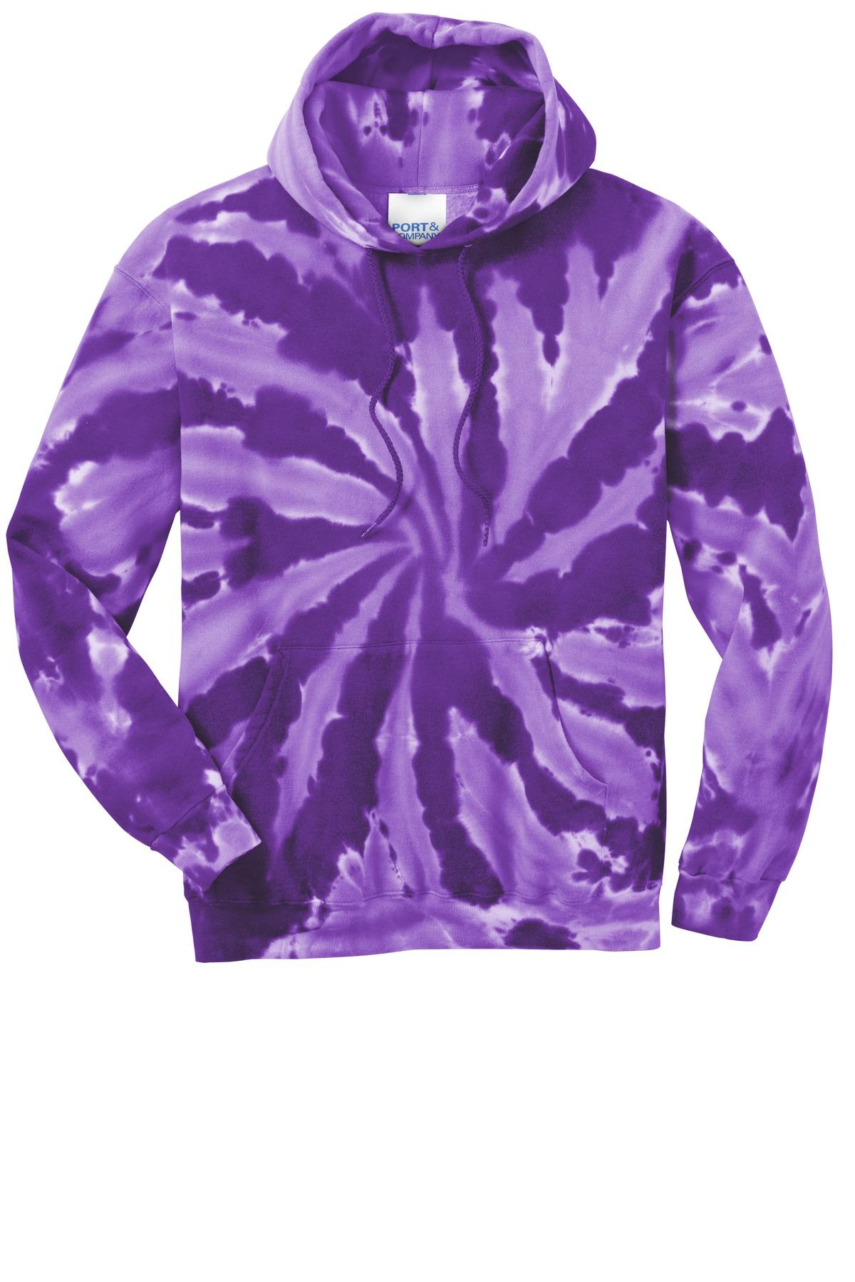 Port & Company ® Tie-Dye Pullover Hooded Sweatshirt PC146 Mens Sizes S-4XL - Picture 36 of 55