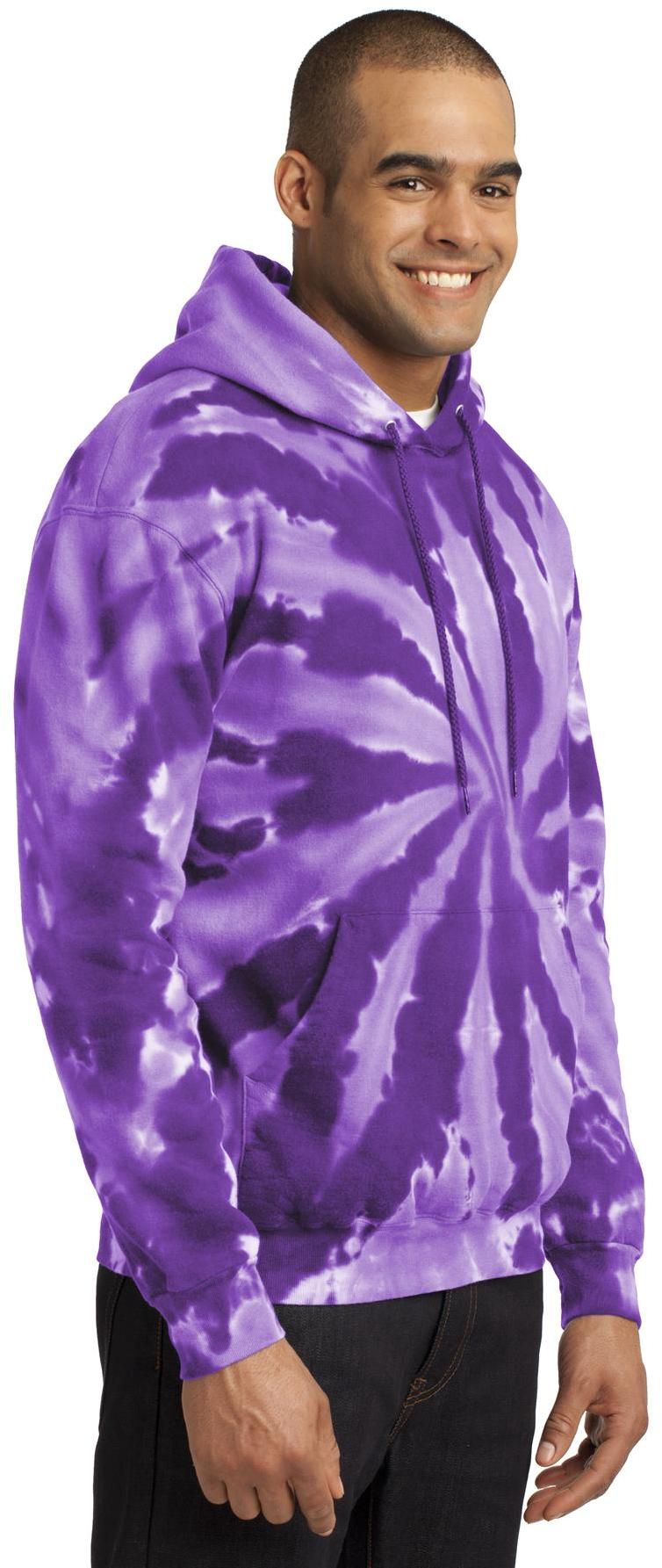 Port & Company ® Tie-Dye Pullover Hooded Sweatshirt PC146 Mens Sizes S-4XL - Picture 33 of 55