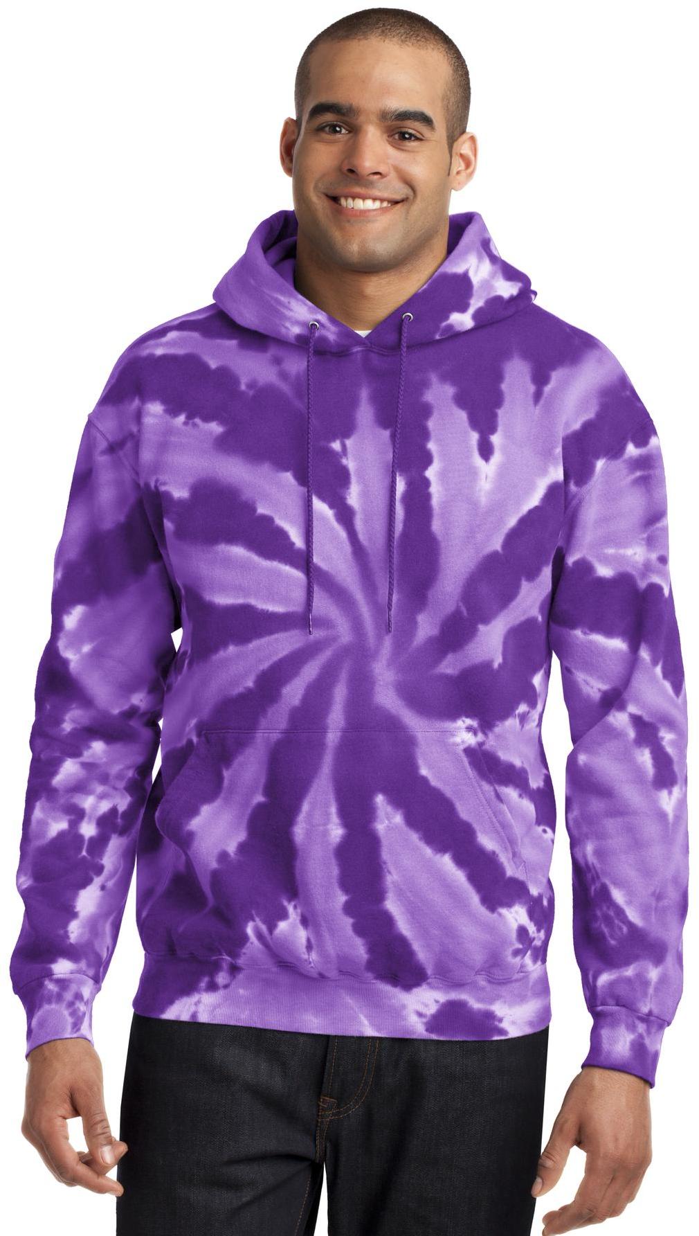 Port & Company ® Tie-Dye Pullover Hooded Sweatshirt PC146 Mens Sizes S-4XL - Picture 32 of 55