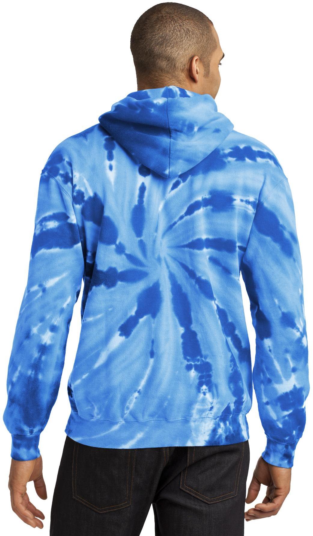 Port & Company ® Tie-Dye Pullover Hooded Sweatshirt PC146 Mens Sizes S-4XL - Picture 47 of 55