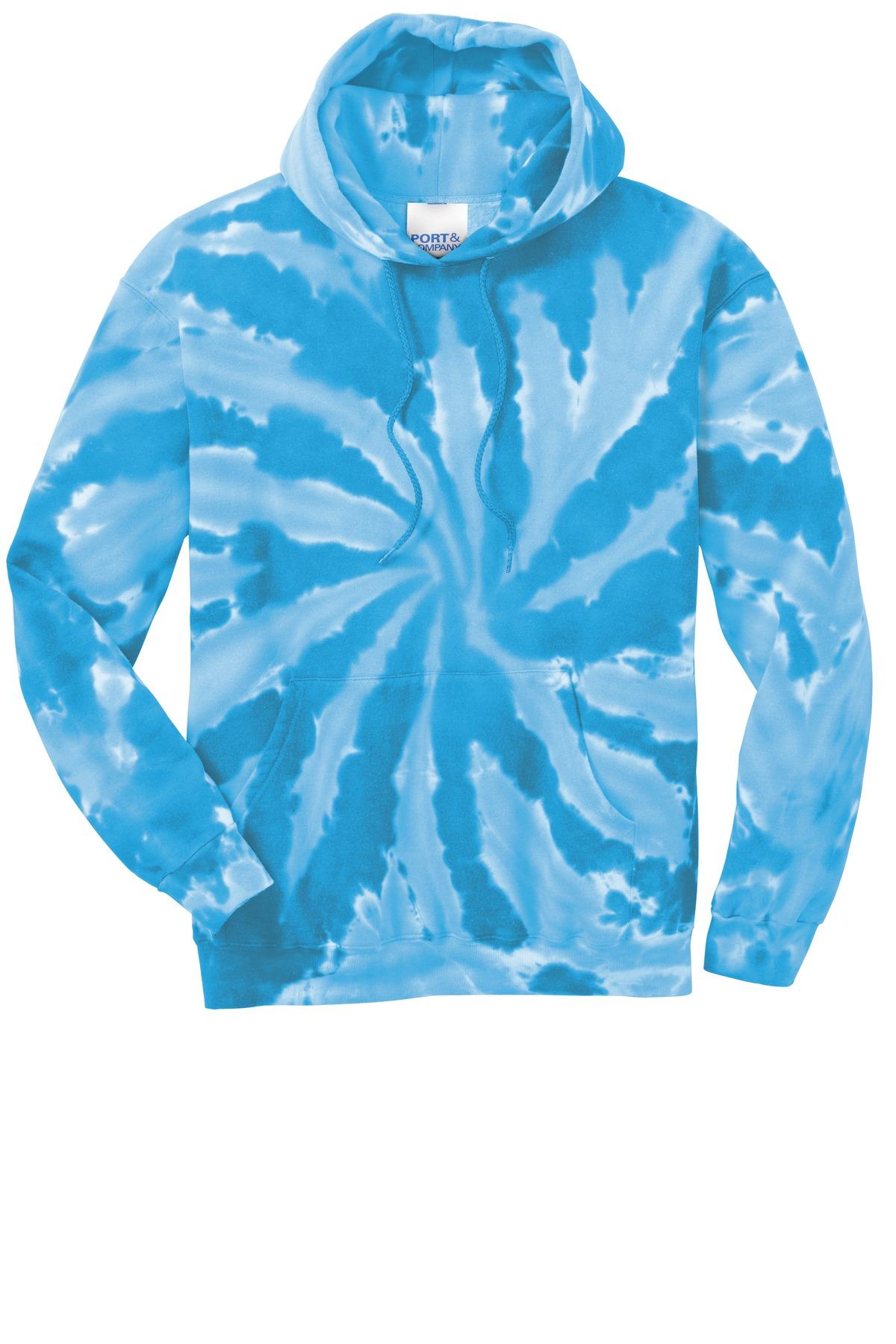 Port & Company ® Tie-Dye Pullover Hooded Sweatshirt PC146 Mens Sizes S-4XL - Picture 54 of 55