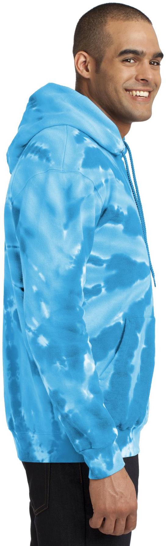 Port & Company ® Tie-Dye Pullover Hooded Sweatshirt PC146 Mens Sizes S-4XL - Picture 52 of 55