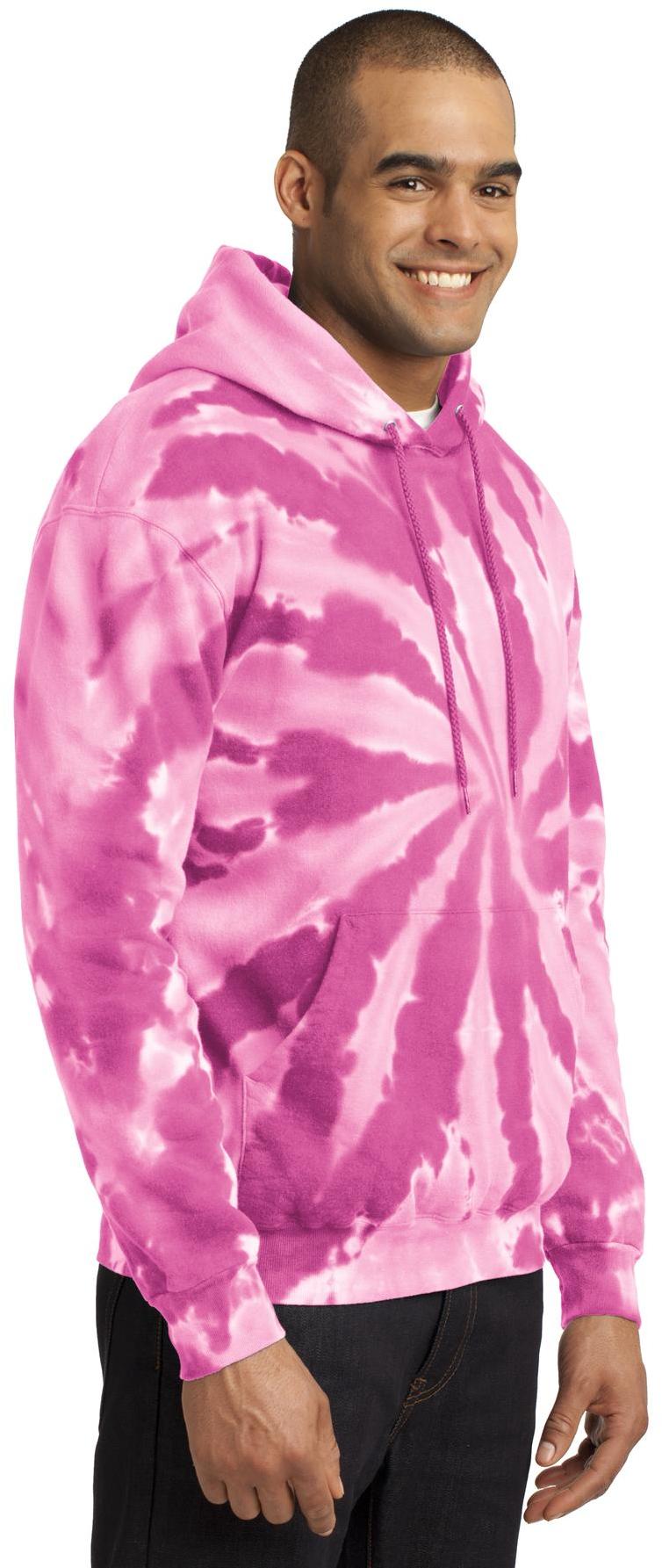 Port & Company ® Tie-Dye Pullover Hooded Sweatshirt PC146 Mens Sizes S-4XL - Picture 27 of 55