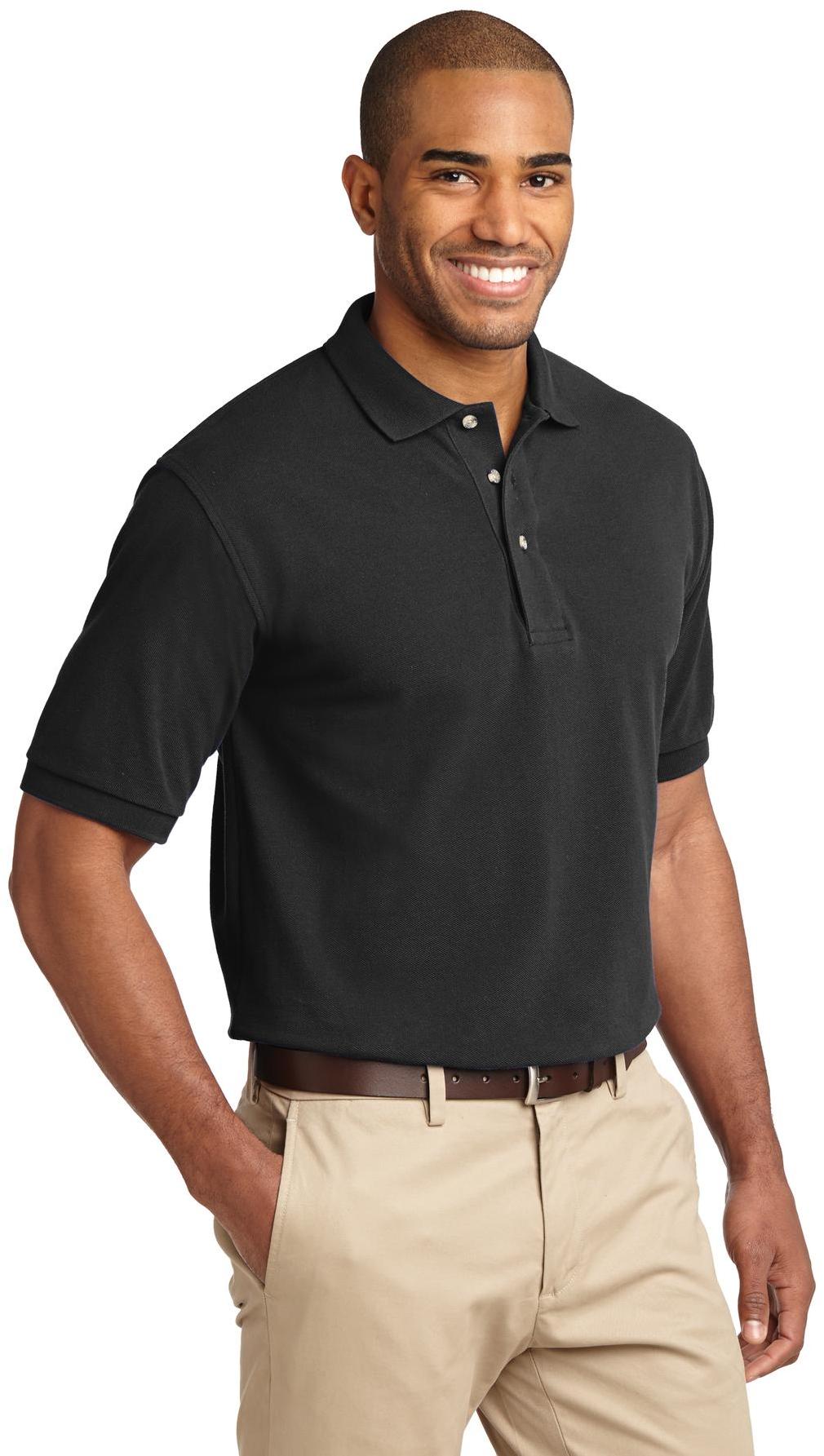 Port Authority® Heavyweight Cotton Pique Polo K420 Herren Größen XS-6XL - Bild 3 von 43