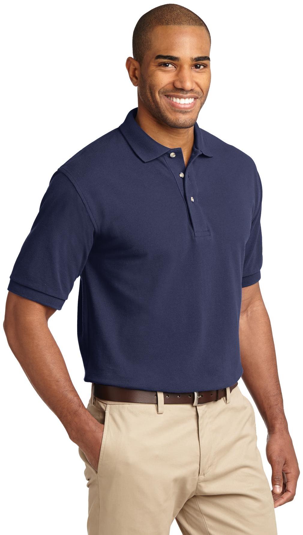 Port Authority® Heavyweight Cotton Pique Polo K420 Herren Größen XS-6XL - Bild 9 von 43