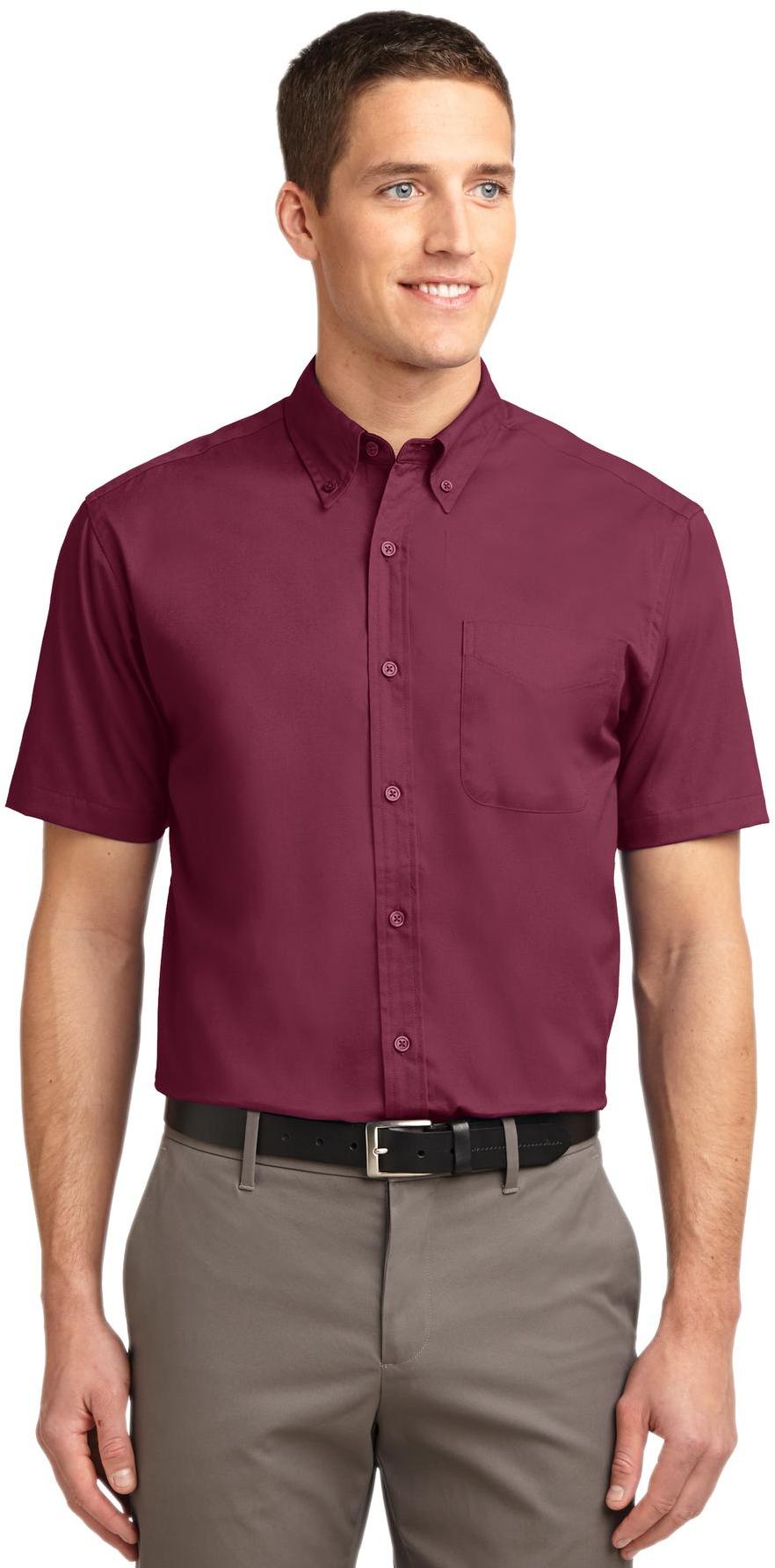 Camisa de manga corta Port Authority ® fácil cuidado S508 para hombre tallas XS-4XL - Imagen 3 de 54