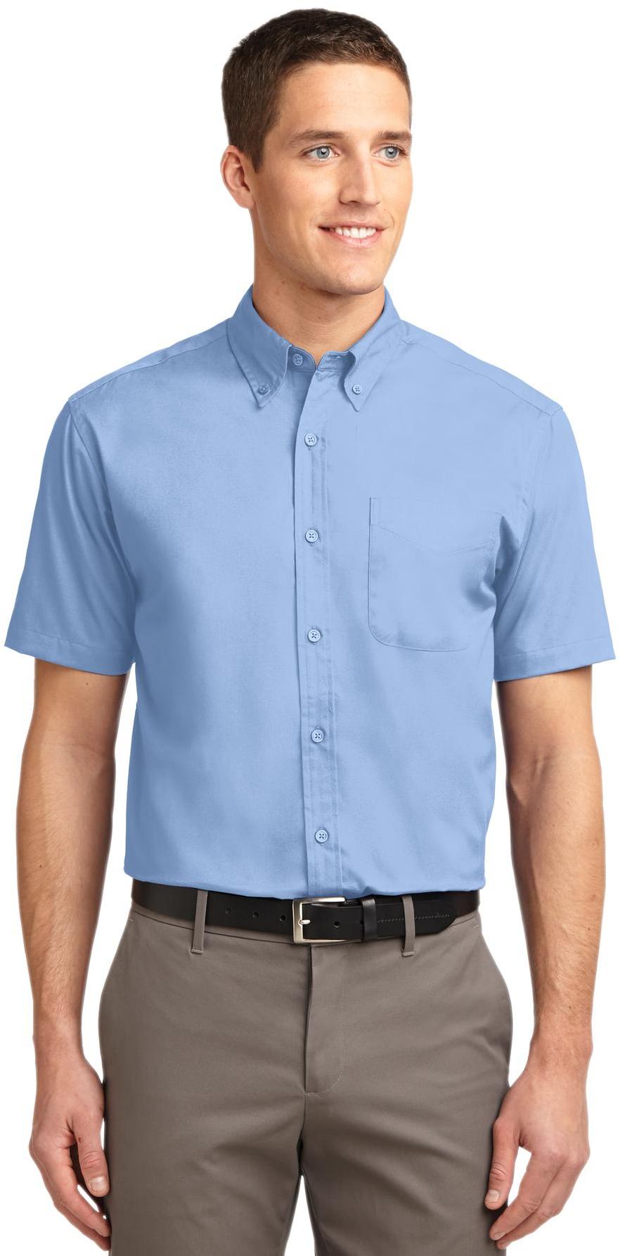 Camisa de manga corta Port Authority ® fácil cuidado S508 para hombre tallas XS-4XL - Imagen 11 de 54