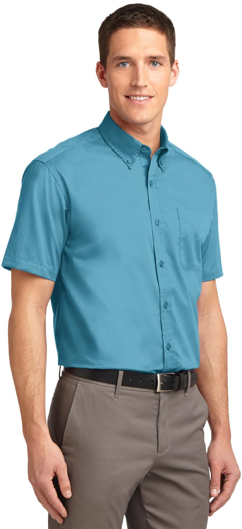 Camisa de manga corta Port Authority ® fácil cuidado S508 para hombre tallas XS-4XL - Imagen 13 de 54