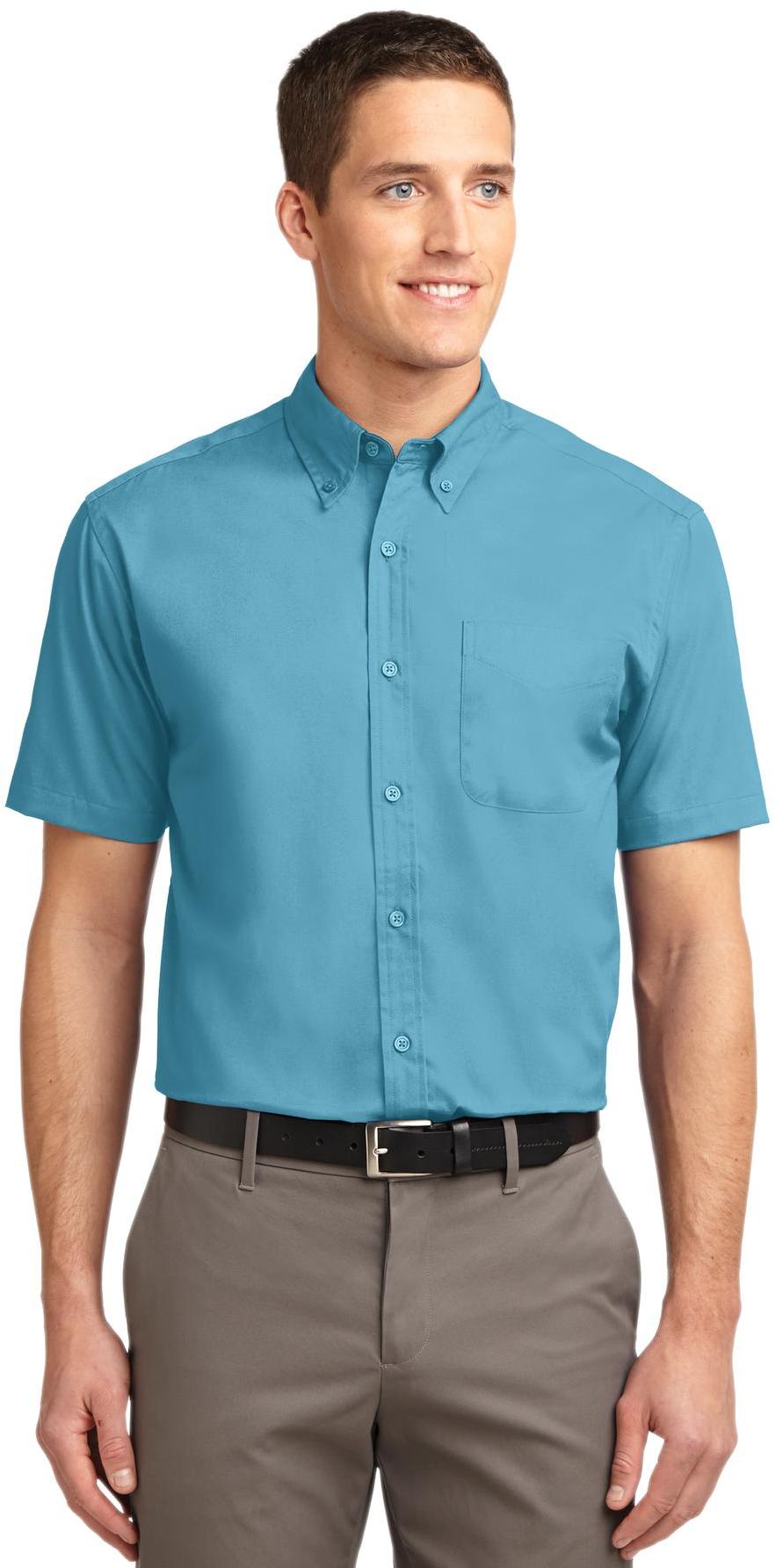 Camisa de manga corta Port Authority ® fácil cuidado S508 para hombre tallas XS-4XL - Imagen 12 de 54