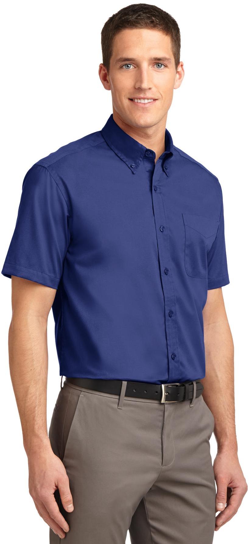 Camisa de manga corta Port Authority ® fácil cuidado S508 para hombre tallas XS-4XL - Imagen 19 de 54