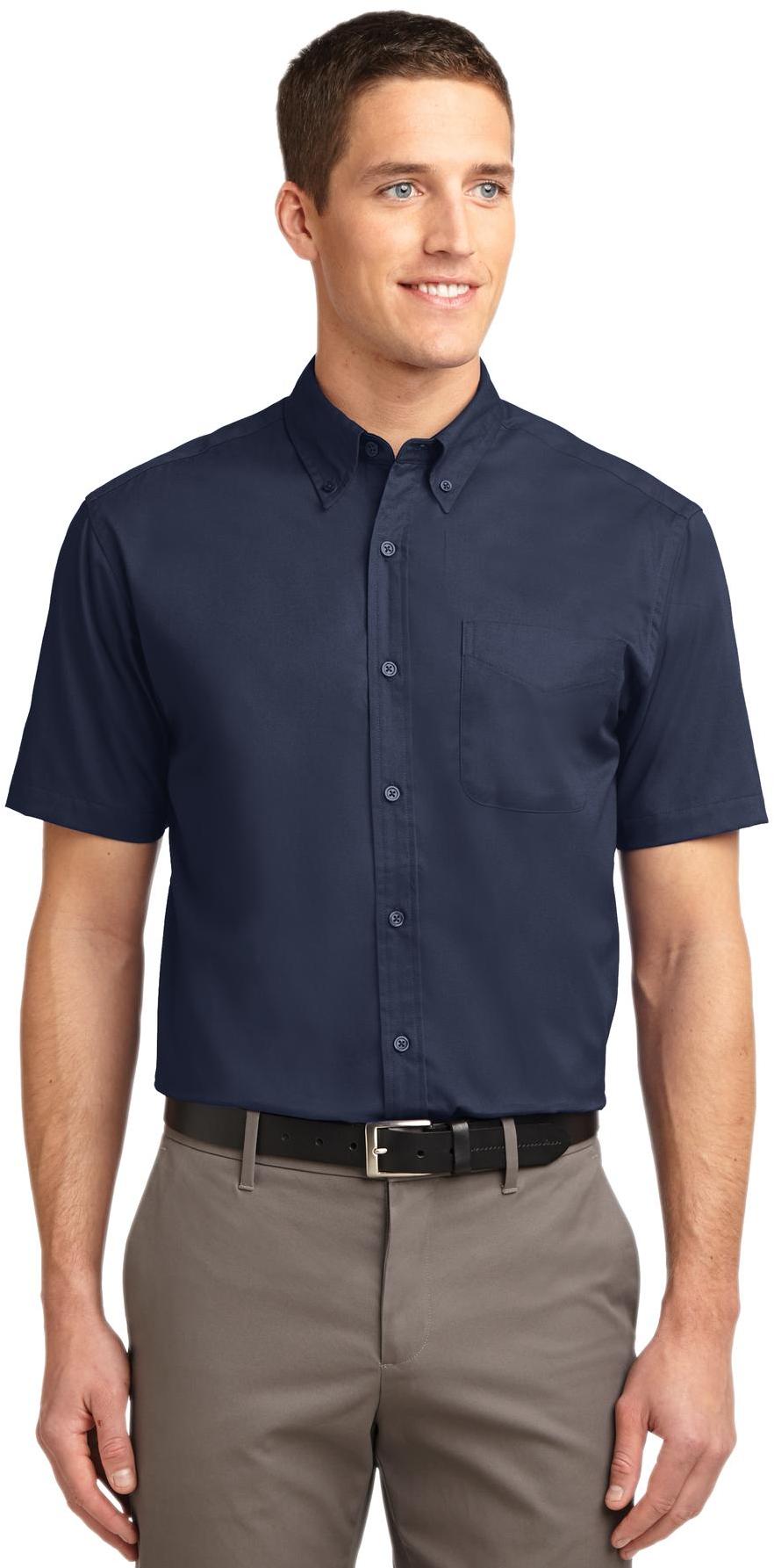 Camisa de manga corta Port Authority ® fácil cuidado S508 para hombre tallas XS-4XL - Imagen 24 de 54