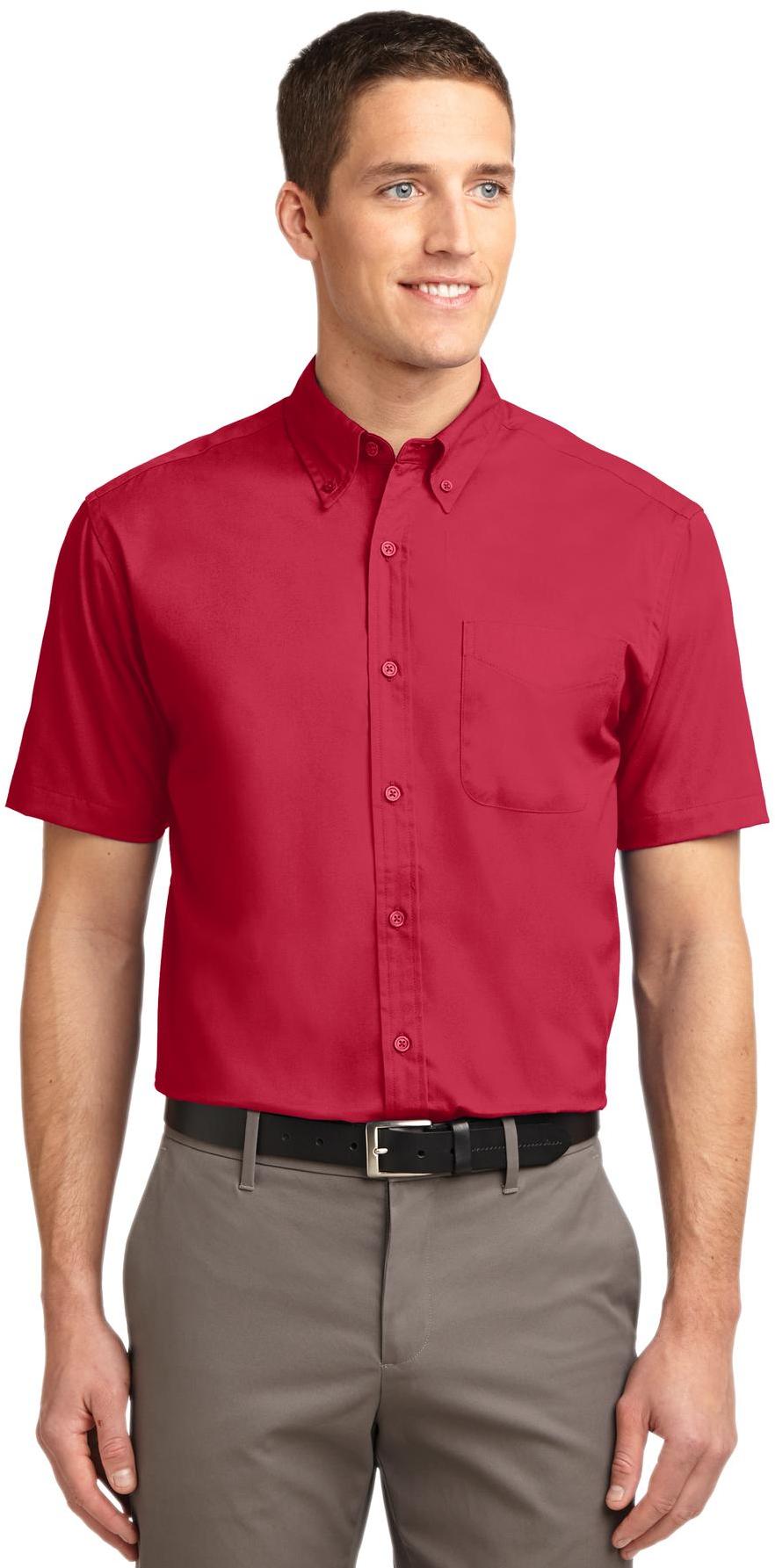 Camisa de manga corta Port Authority ® fácil cuidado S508 para hombre tallas XS-4XL - Imagen 26 de 54