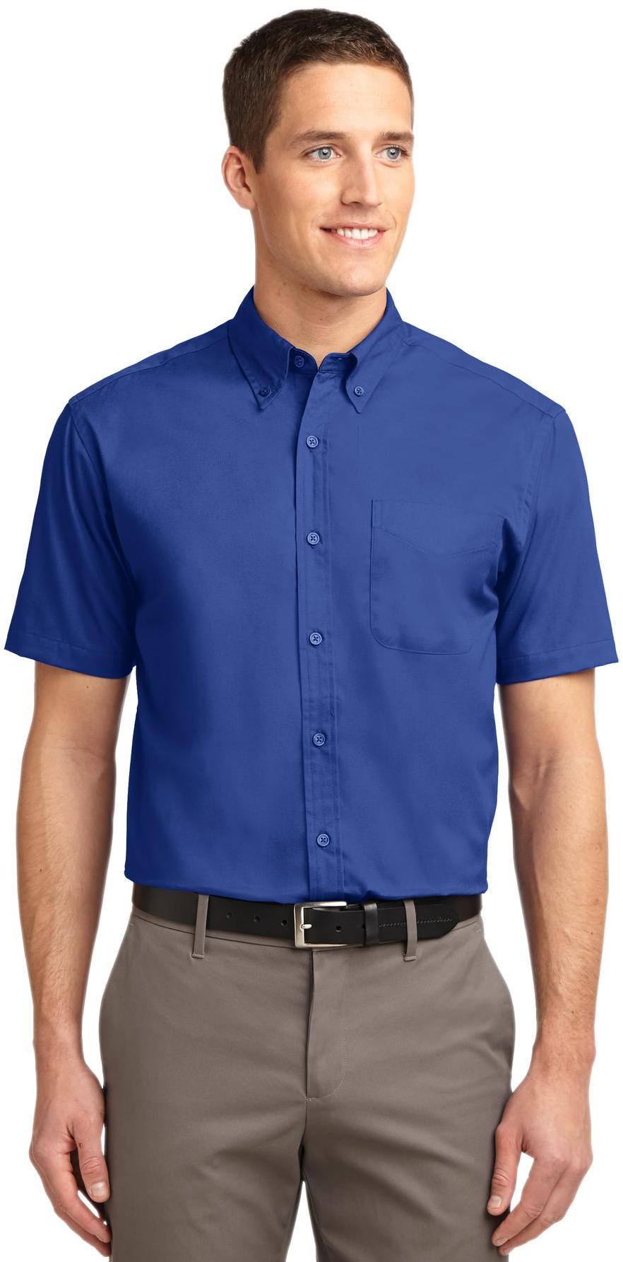 Camisa de manga corta Port Authority ® fácil cuidado S508 para hombre tallas XS-4XL - Imagen 27 de 54