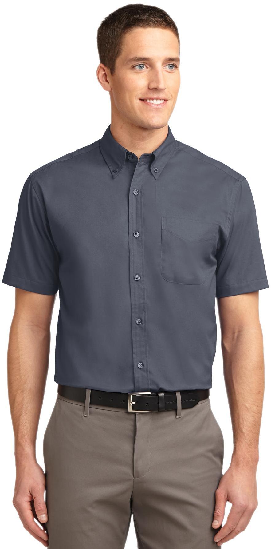Camisa de manga corta Port Authority ® fácil cuidado S508 para hombre tallas XS-4XL - Imagen 29 de 54