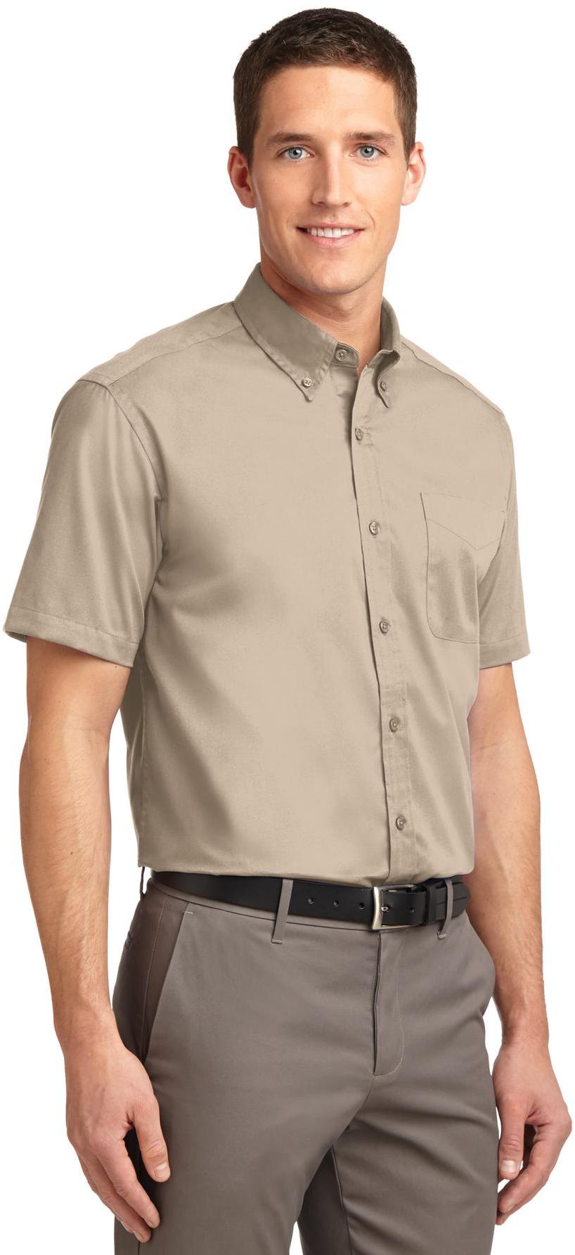 Camisa de manga corta Port Authority ® fácil cuidado S508 para hombre tallas XS-4XL - Imagen 31 de 54