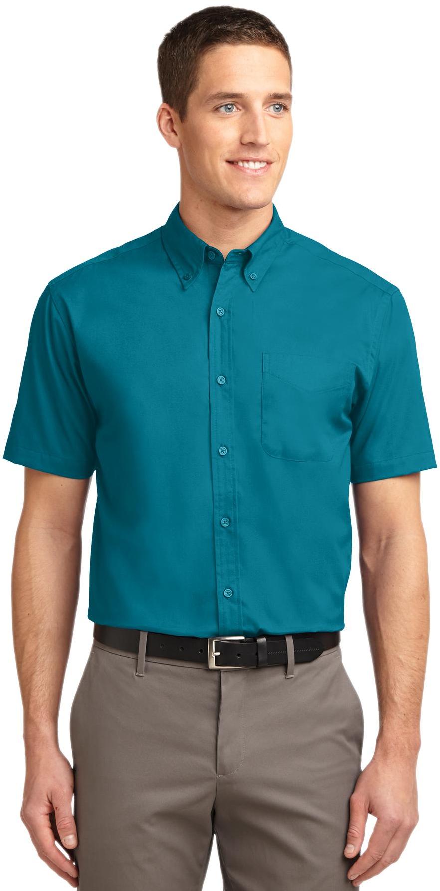 Camisa de manga corta Port Authority ® fácil cuidado S508 para hombre tallas XS-4XL - Imagen 42 de 54