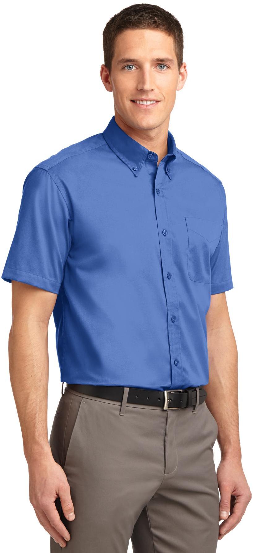 Camisa de manga corta Port Authority ® fácil cuidado S508 para hombre tallas XS-4XL - Imagen 49 de 54