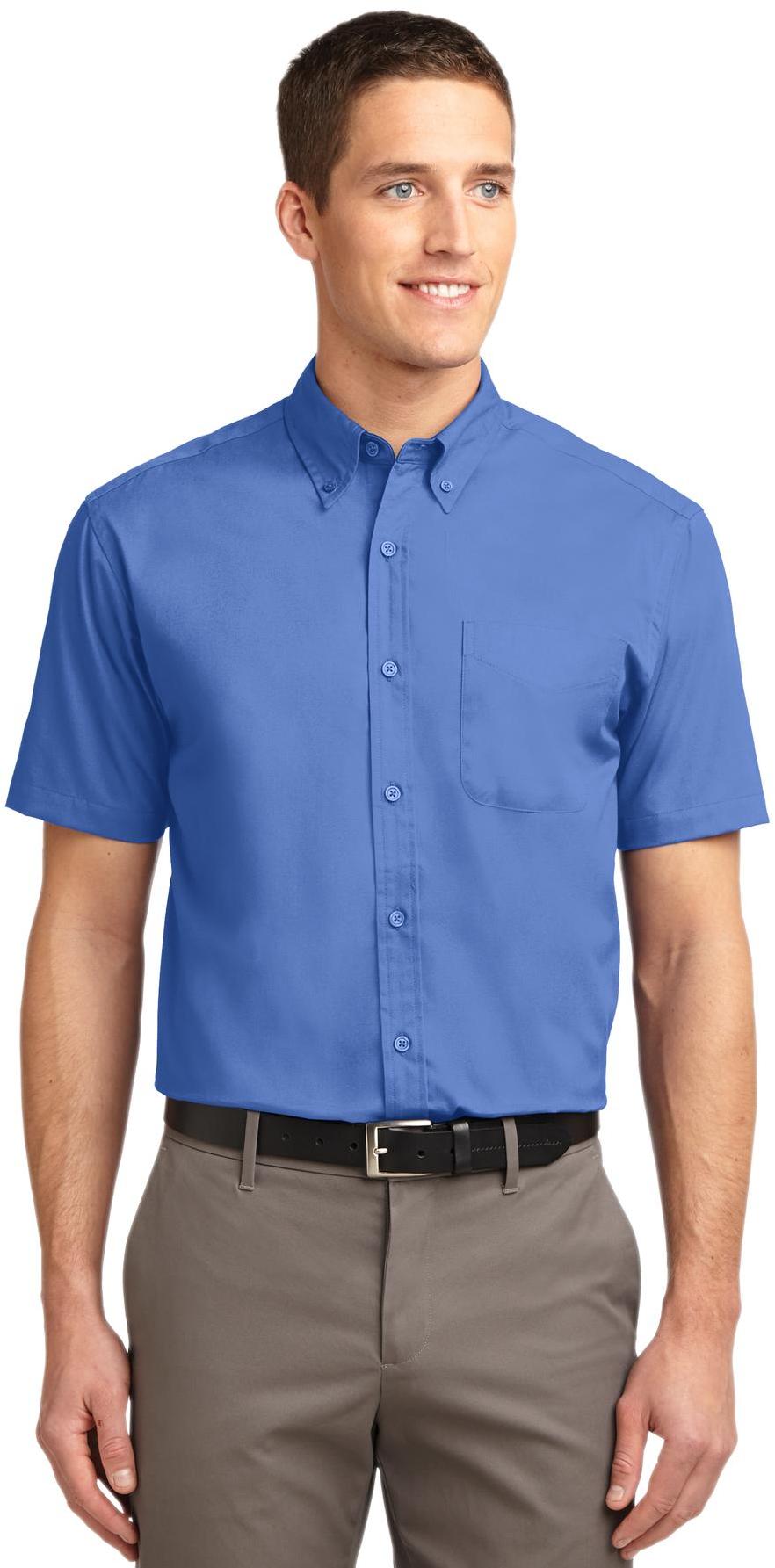 Camisa de manga corta Port Authority ® fácil cuidado S508 para hombre tallas XS-4XL - Imagen 48 de 54