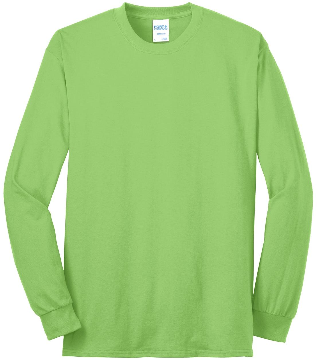 Port & Company® - Langarm Core Blend Tee PC55LS Herren Größen S-6XL - Bild 65 von 114