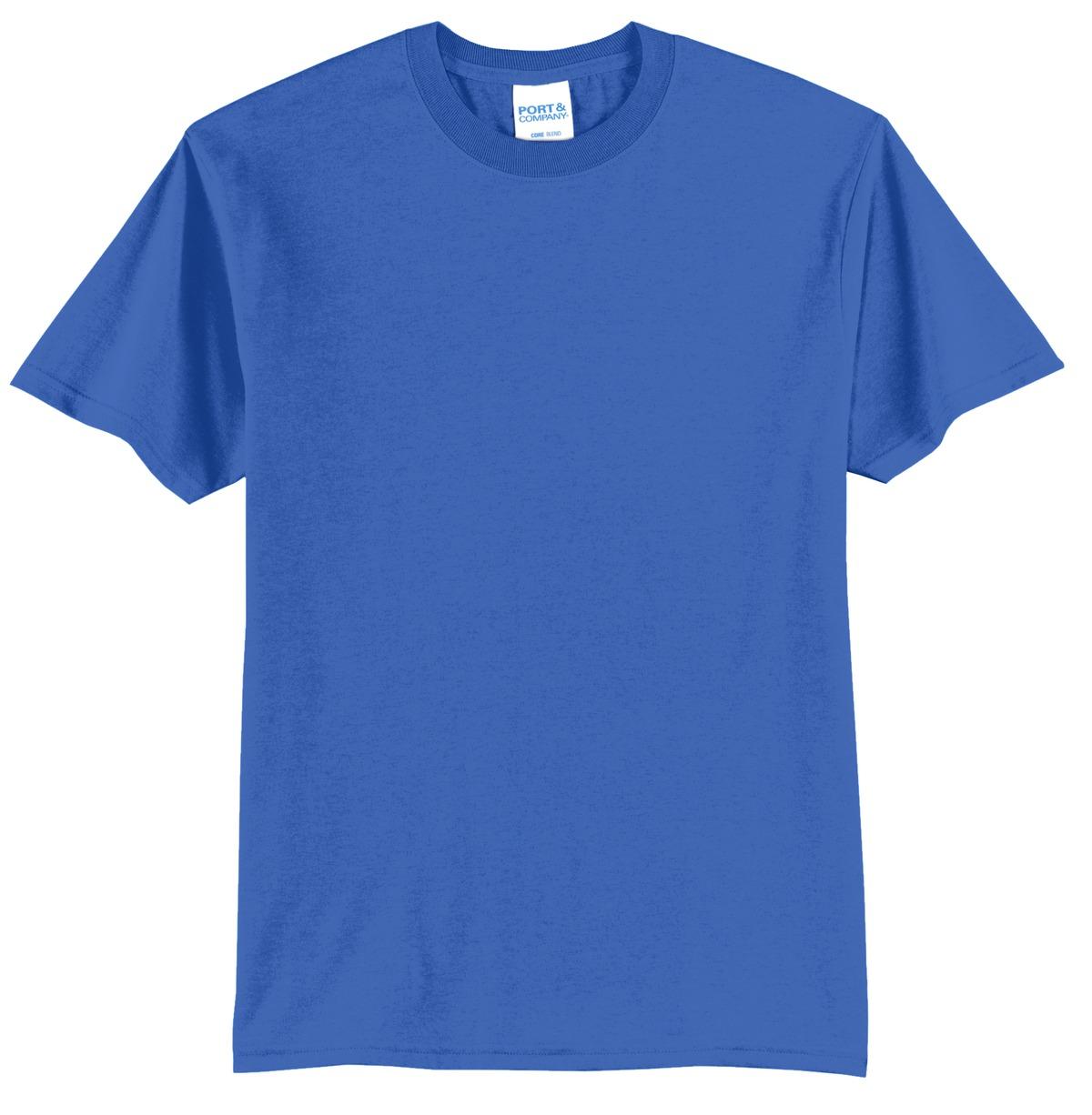 Port & Company ® Tall Core Blend Tee PC55T Mens Sizes LT-4XLT