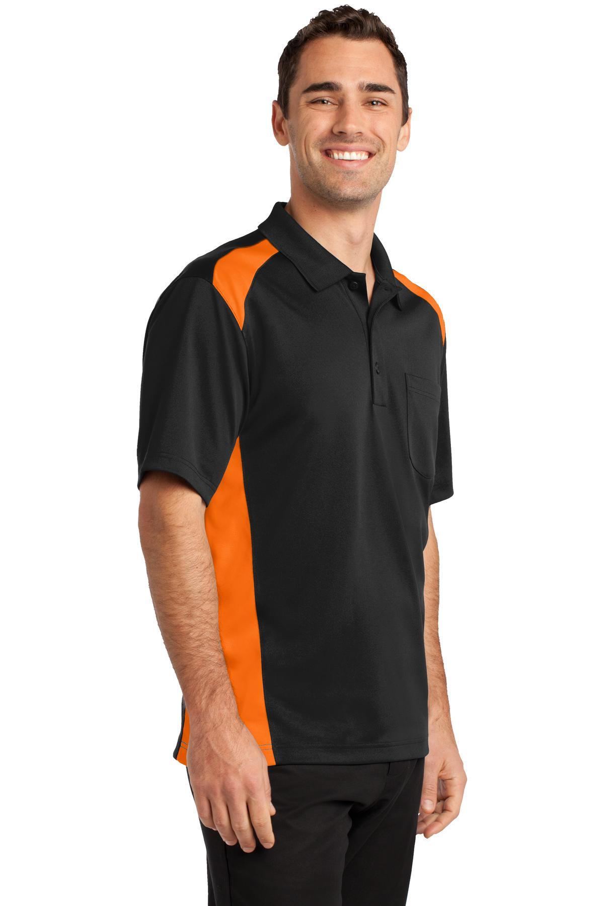 Polo de bolsillo CornerStone ® Select a prueba de enganches de dos vías bloques de color CS416 tallas XS-4X - Imagen 27 de 37