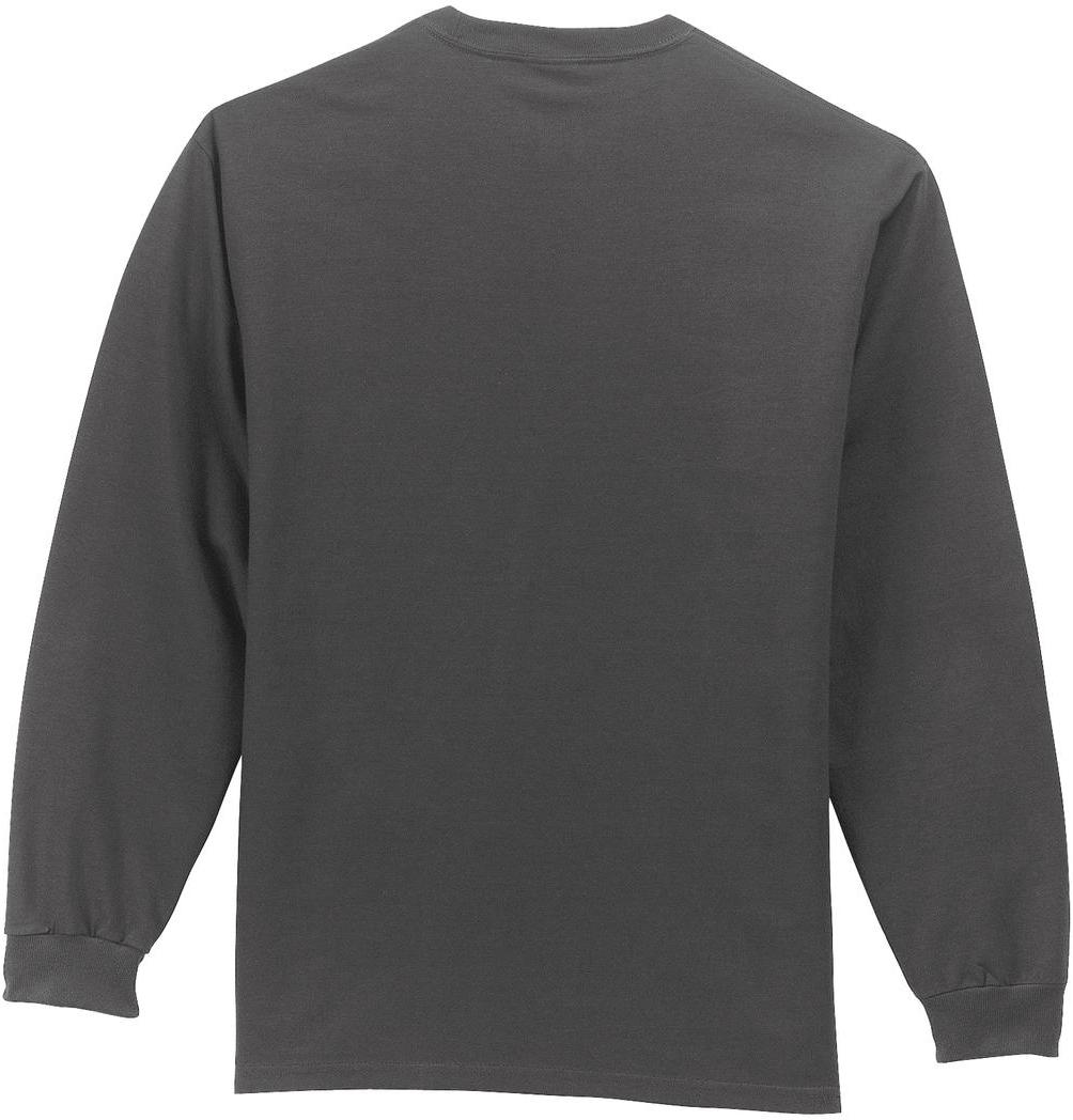 Port & Company ® Tall Long Sleeve Essential Pocket Tee PC61LSPT Sizes LT-4XLT