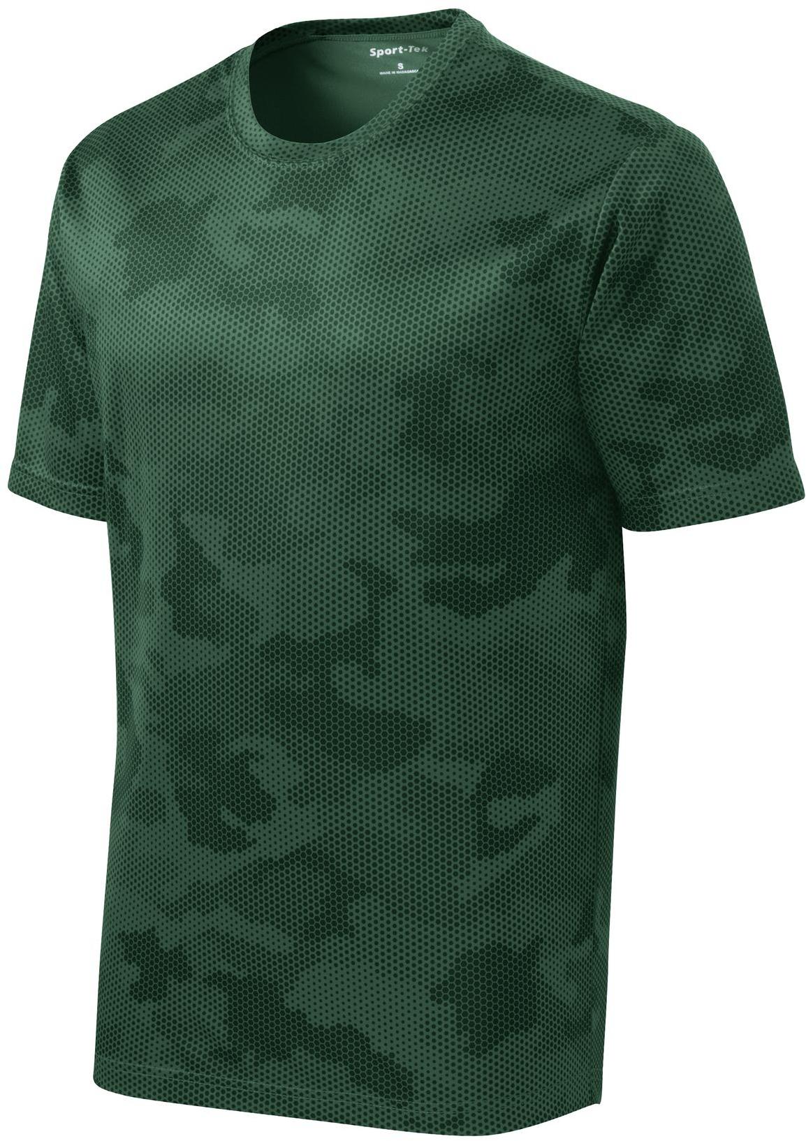 Sport-Tek ® CamoHex Tee ST370 Mens Sizes XS-4XL