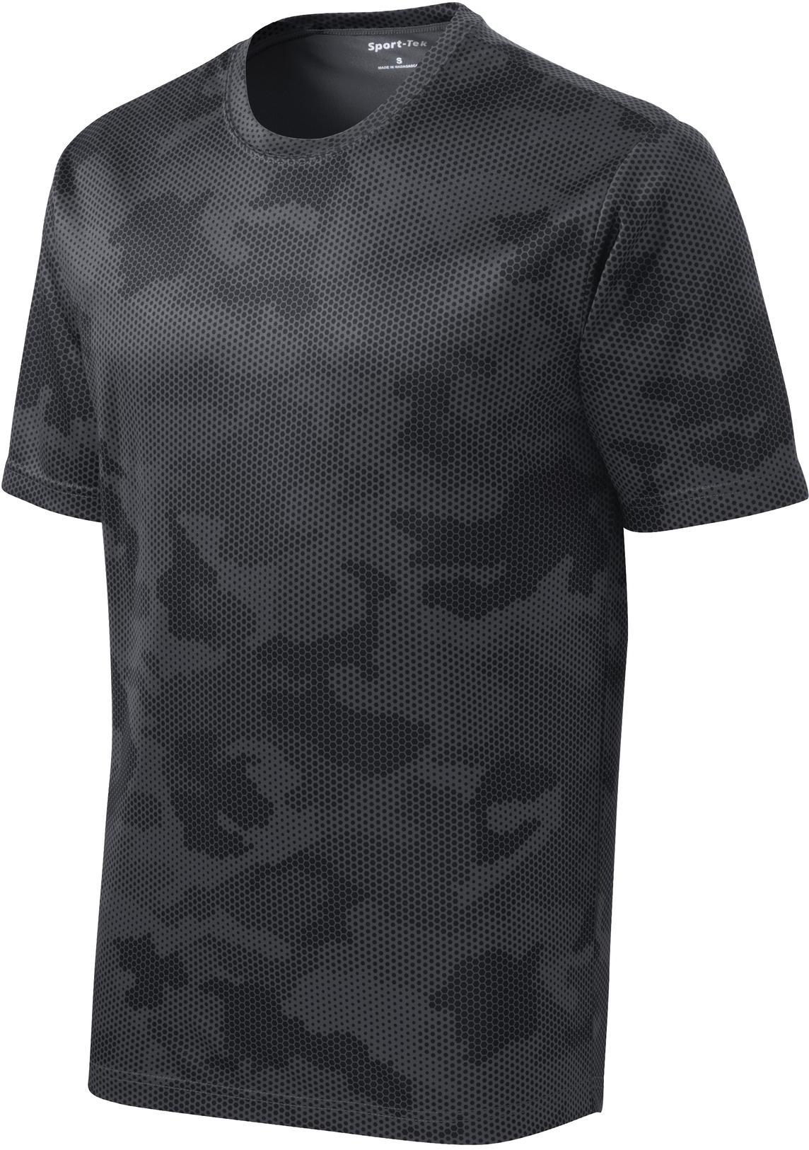 Sport-Tek ® CamoHex Tee ST370 Mens Sizes XS-4XL